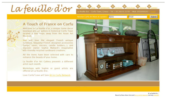 La feuille d'or